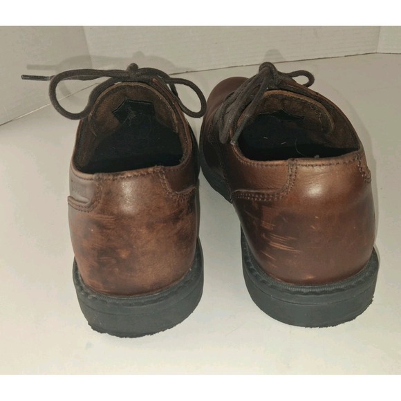 WOLVERINE Bedford Steel-Toe Oxford SR Industrial Men Shoes  Size 9.5M Brown main image 10